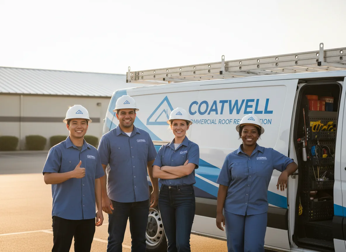 Commercial roof coating company in Okemah, OK